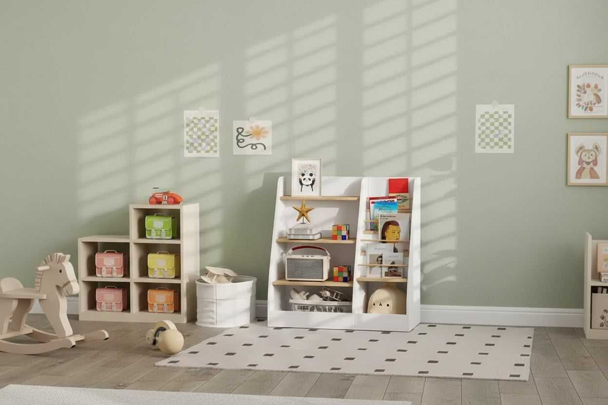 Mesa de centro elevable bicolor con cajones de almacenamiento y ruedas, marrón