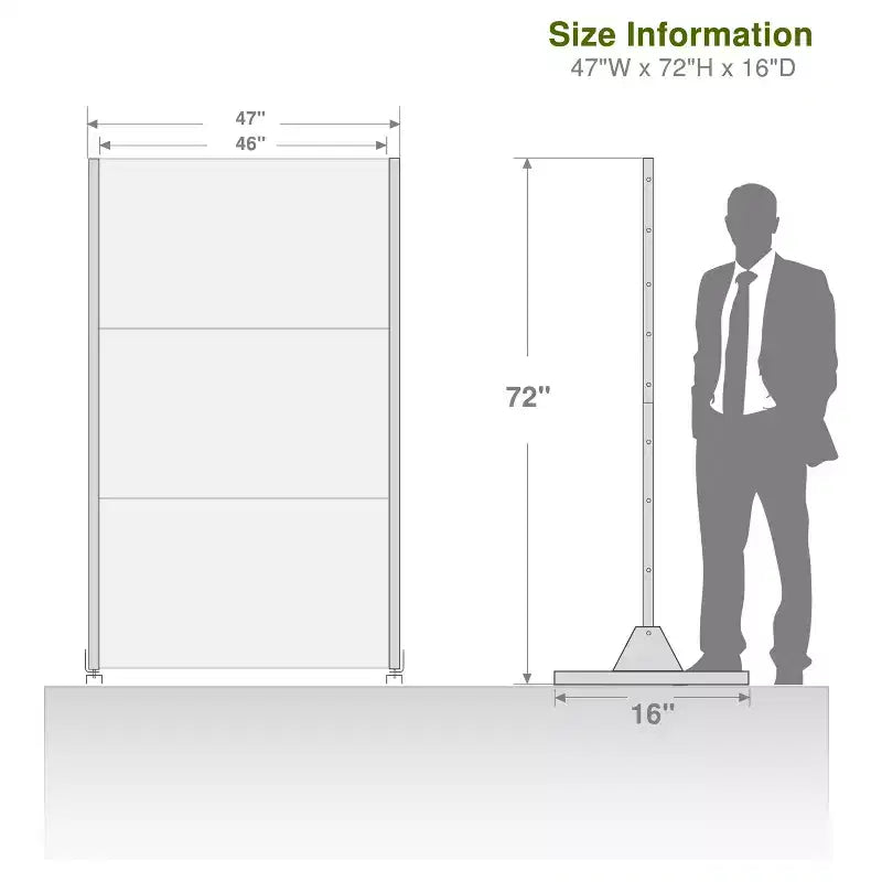 Pantalla de chapa galvanizada blanca de 71.37x46.8 pulgadas, pantalla de privacidad independiente para exterior e interior, pantalla de privacidad para decoración de balcón, terraza y jardín