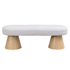 Moderno banco de comedor tapizado multifuncional