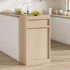 Mueble de cocina Lamberton Cane, acabado en roble claro