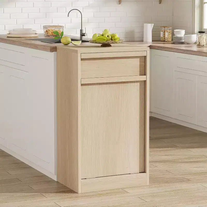 Mueble de cocina Lamberton Cane, acabado en roble claro