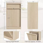 Mueble de cocina Lamberton Cane, acabado en roble claro