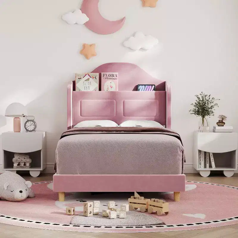 Tocador Moderno con Espejo Extraíble, Escritorio de Maquillaje Ajustable con 3 Modos de Color, Blanco