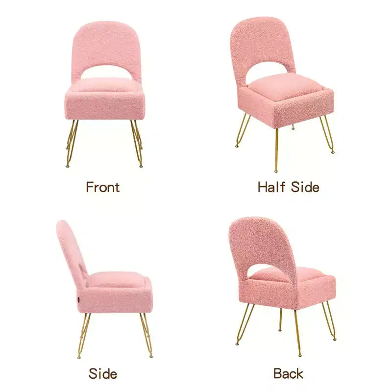 Silla de tocador con almacenamiento y respaldo plegable, taburete de maquillaje