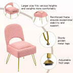 Silla de tocador con almacenamiento y respaldo plegable, taburete de maquillaje