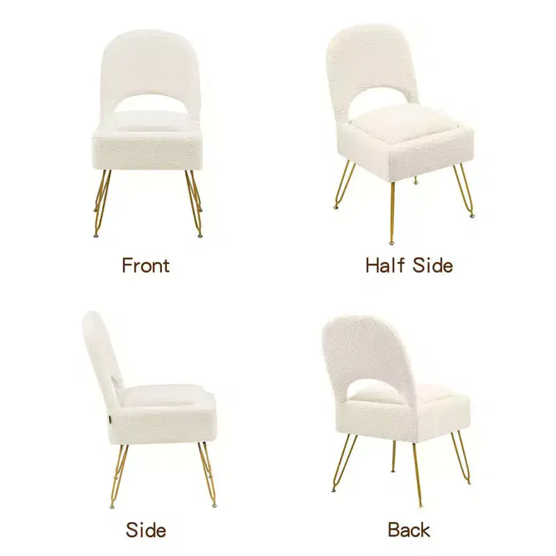 Silla de tocador con almacenamiento y respaldo plegable, taburete de maquillaje