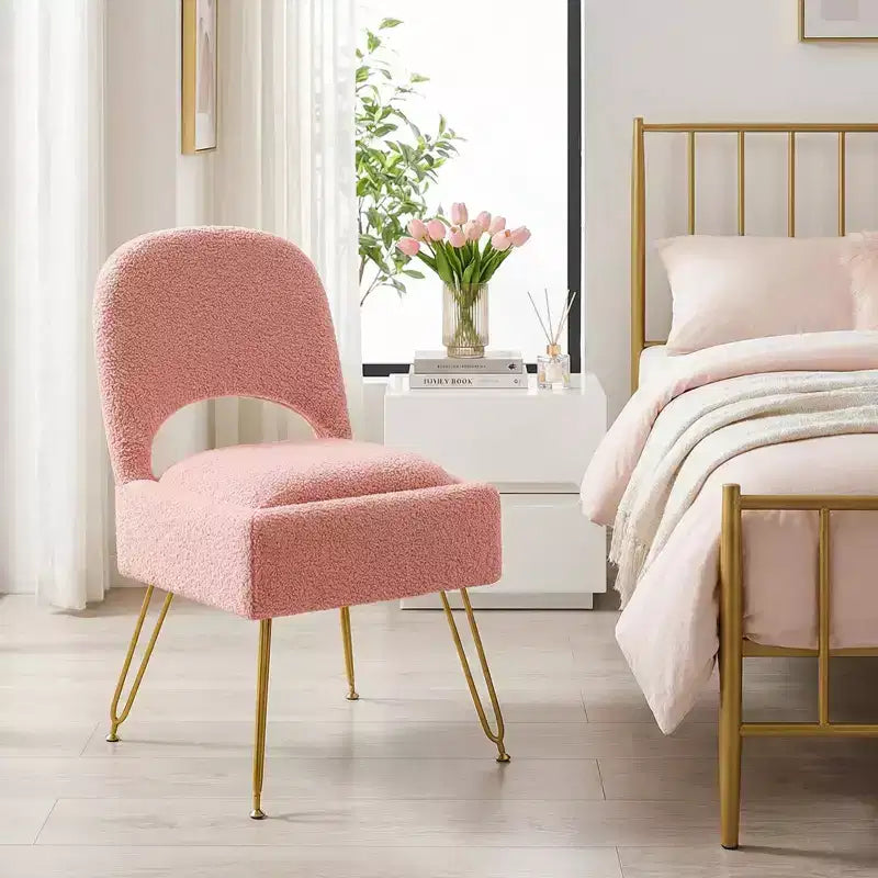 Silla de tocador con almacenamiento y respaldo plegable, taburete de maquillaje