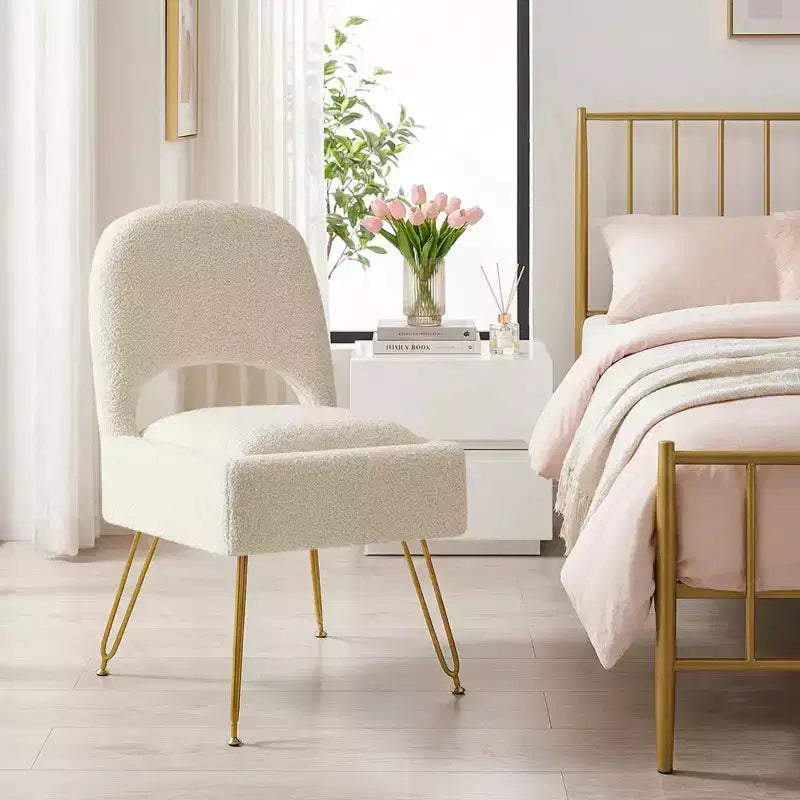 Silla de tocador con almacenamiento y respaldo plegable, taburete de maquillaje