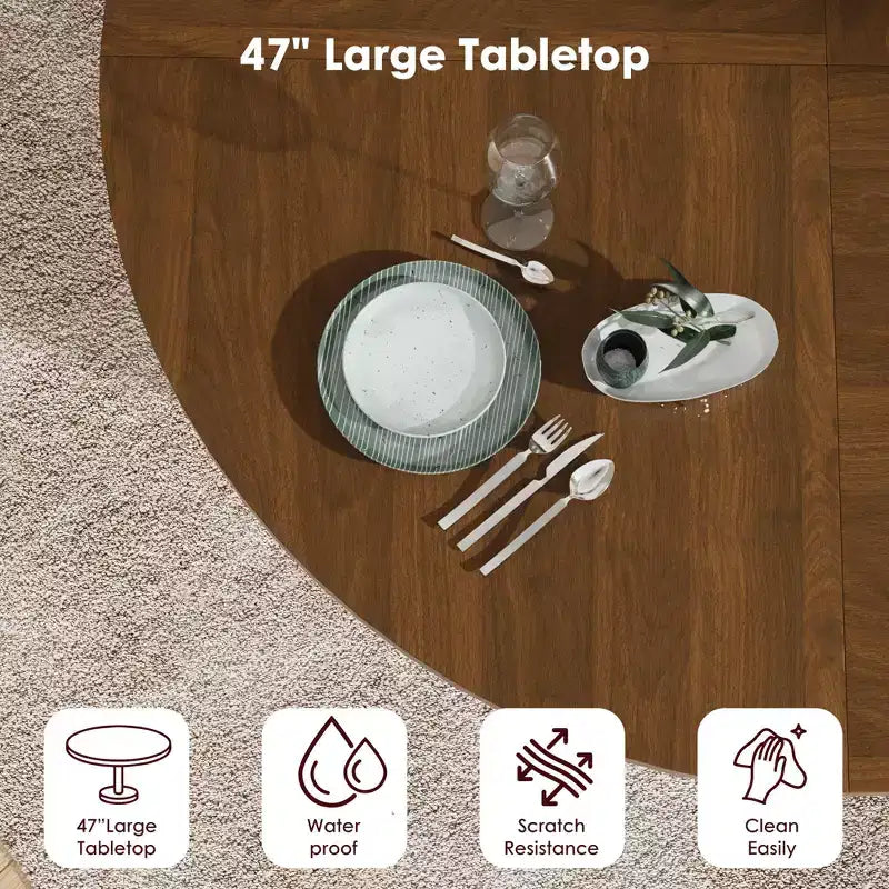 53.2" Carrito de cocina rodante de dos niveles con 4 estantes en la puerta y 3 cajones