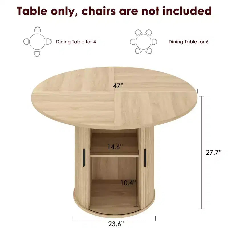 53.2" Carrito de cocina rodante de dos niveles con 4 estantes en la puerta y 3 cajones