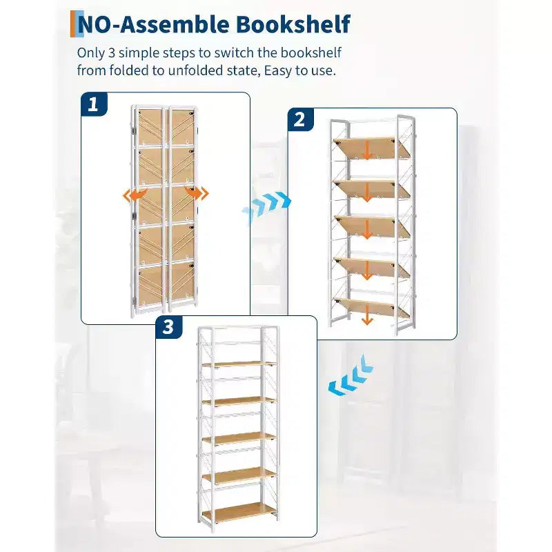 Estantería de esquina de 6 niveles, librería rústica alta de 180 cm para sala de estar, dormitorio y oficina