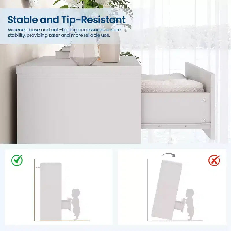 Cómodas de madera de 5 cajones para dormitorio, cómoda de madera con tiradores dorados para armario, mesita de noche moderna para el costado de la cama, gabinete organizador de almacenamiento