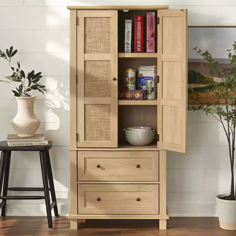 Mueble de cocina de roble claro