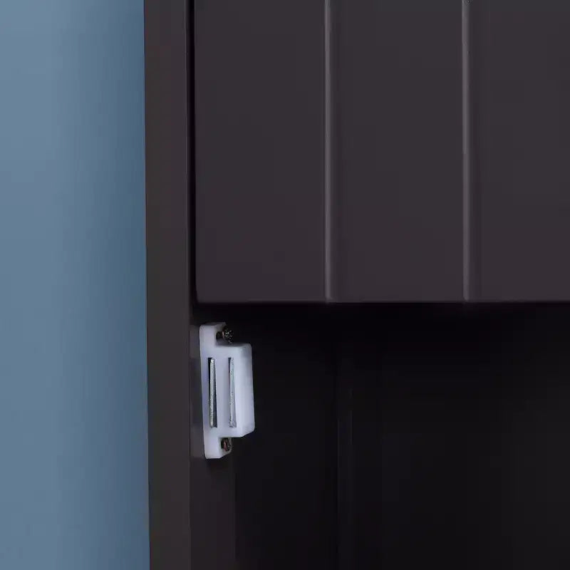 Mueble de almacenamiento de baño independiente, torre de lino alta con 3 estantes y cajón