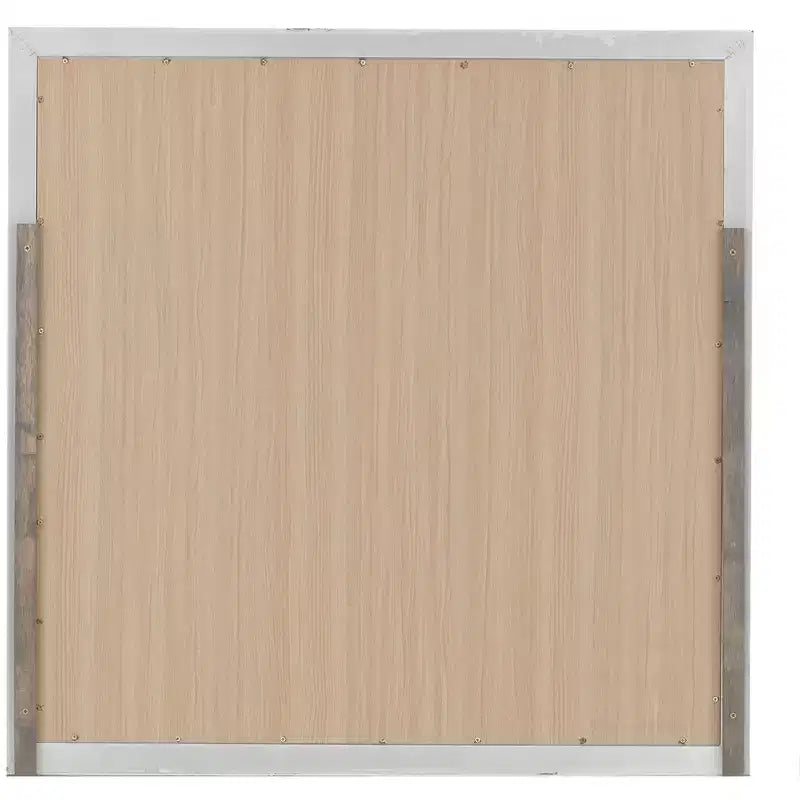 Espejo de cómoda enmarcado cuadrado clásico de 91 x 91 cm