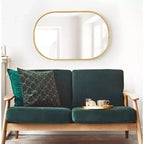 Espejo de pared decorativo enmarcado Caskill Capsule