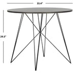 Mesa de comedor moderna, gris oscuro